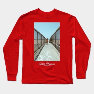 Santa Monica California Long Sleeve T-Shirt